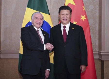 Xi Calls on Brazilian President